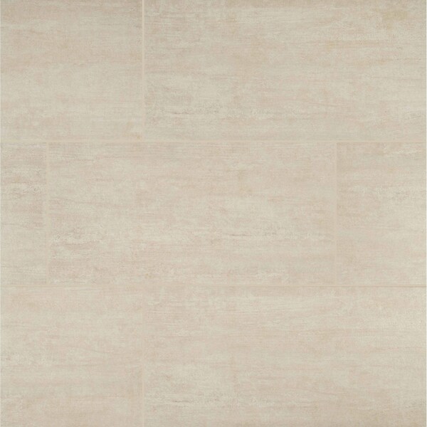 Metropolis Avorio 12 X 24 Porcelain Field Tile In Gray, 7PK